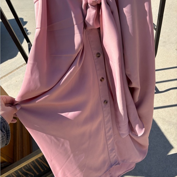 Pink Button-Up Dress - Picture 3 of 5